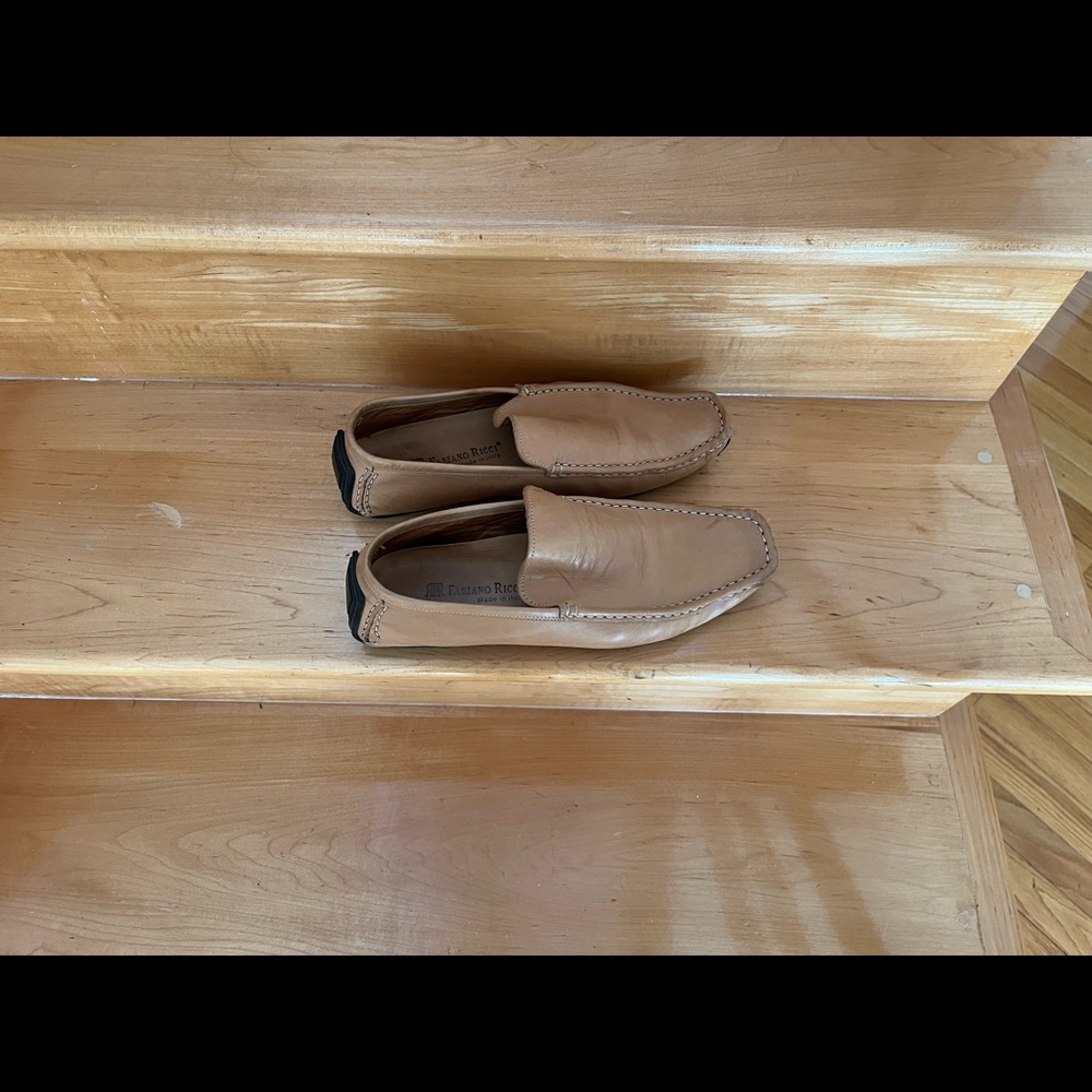Leather loafers